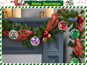 Christmas Ornaments,Clear Plastic Ornaments Balls,Clear Christmas Ornaments for Crafts