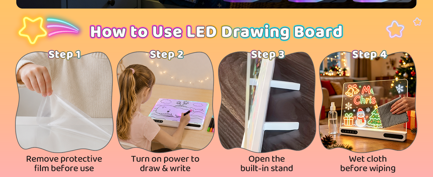led drawing board perfect gifts for child