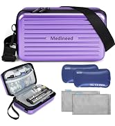 Insulin Cooler Travel Case, 4 Pens Diabetes Travel Case Tsa Approved Diabetic Supplies, Travel Me...