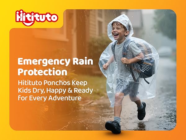 rain poncho family pack