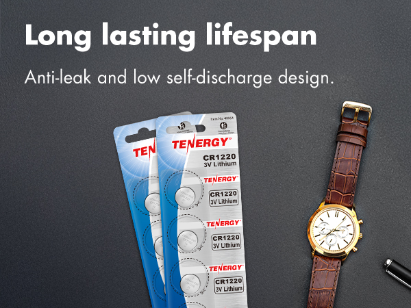 long lasting lifespan with anti-leak and low self-discharge design