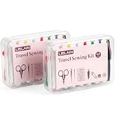 LIBLAIN Mini Sewing Kit, Small Travel Sewing Kit with Big Eye Steel Needles for Adults and Beginn...