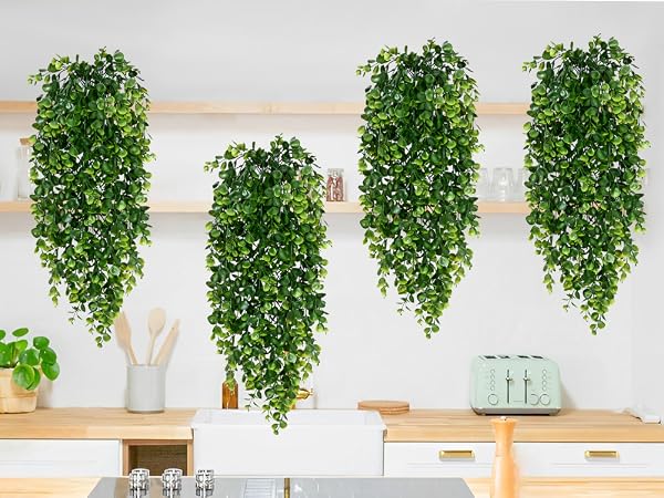 hanging plants artificial decor