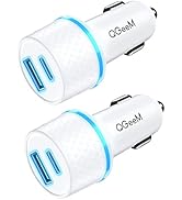 USB Car Charger, QGeeM 42.5W Car Charger Adapter with Power Delivery & Quick Charge 3.0 Car USB C...