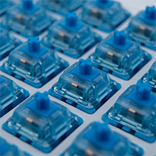 GATERON Phantom Yellow Brown Red Blue Switches Linear 3 Pins Pre Lubed RGB for Mechanical Keyboard
