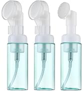 Owlyee 2oz Foam Bottle (3PCS) with Brush, Empty Foaming Pump Dispenser for Hand Soap, Lash Cleans...