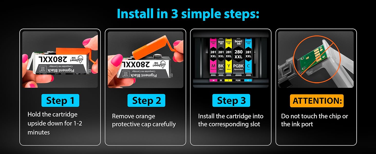 Smart ink cartridges for canon tr8620a installation guide
