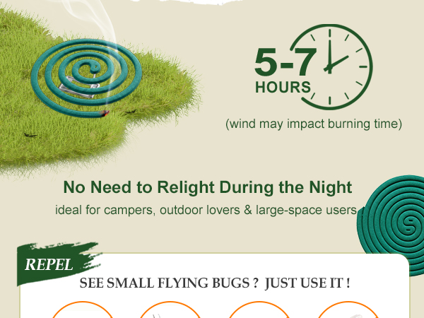 bug repellent coils outdoor