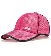 ELLEWIN Unisex Breathable Quick Dry Mesh Baseball Cap Running hat
