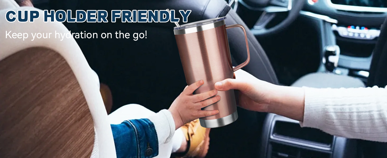 thermal mug with handle