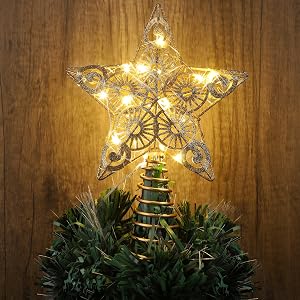 Juegoal Star Tree Topper