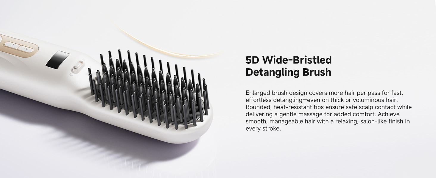 hair straightener brush