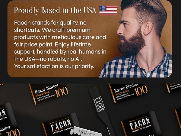 Facón Straight Razors for Men