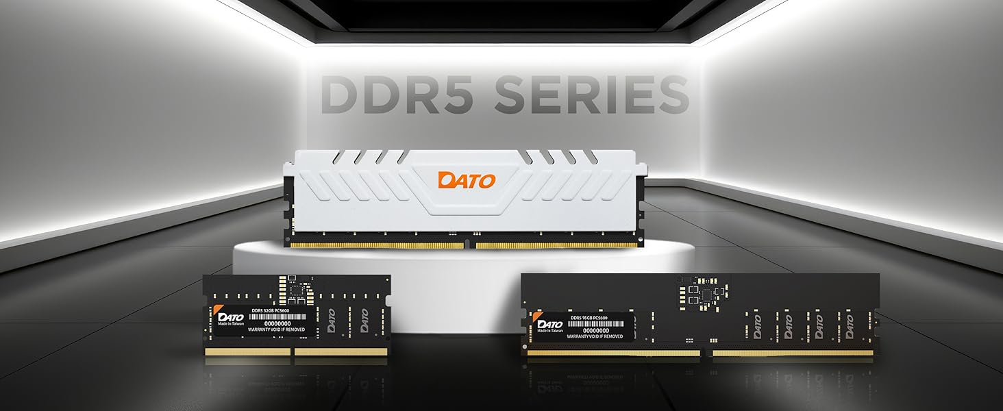 DDR5 heatsink udimm RGB gaming ssd desktop pc long dimm