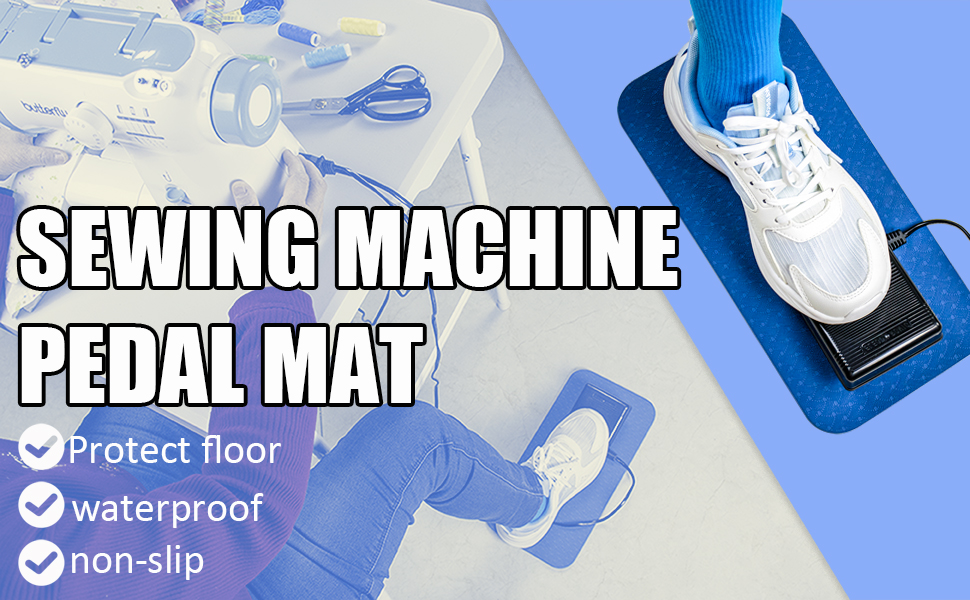 sewing machine pedal mat