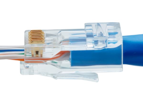 TrueCABLE RJ45 plug with connection and termination