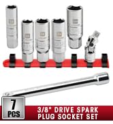 LLNDEI 3/8 Inch Drive Spark Plug Socket Set SAE & Metric