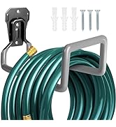 PeoMev Garden Hose Holder, Metal Storage Hook - Heavy Duty, Rustproof, Wall Mounted, for Water Ho...