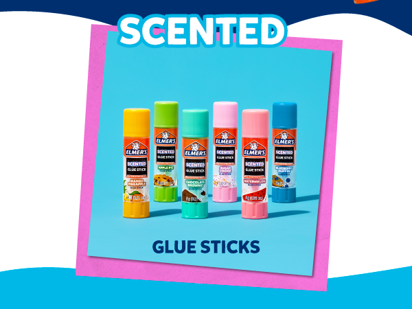 scented glue sticks dessert food kids fun art craft project summer activity gift holiday new year
