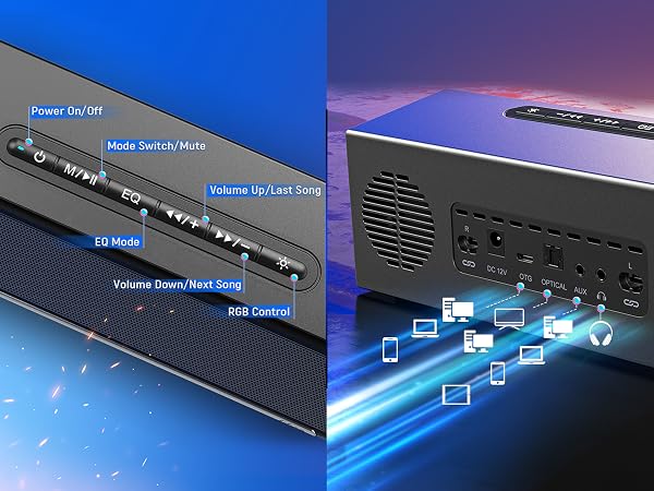 computer speakers functional button for pc