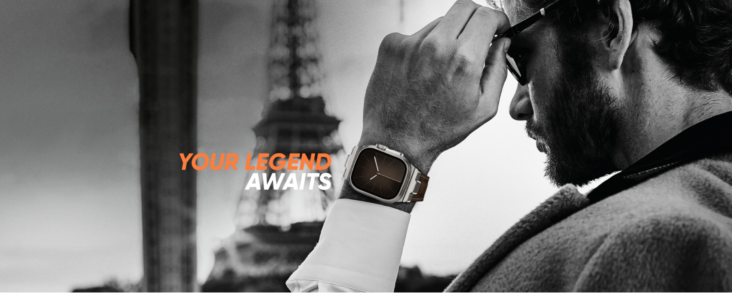 leather apple watch band men