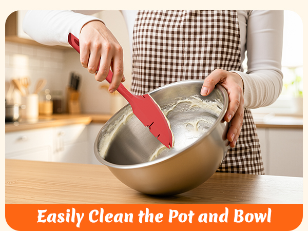 All-in-1 Scraper and Spatulas Kitchen Mixers Accessories