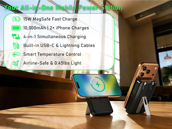 portable charger power bank magsafe charger wireless charger battery charger