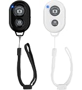 Wireless Camera Remote Shutter for Smartphones (2 Pack), Zttopo Wireless Phone Camera Remote Cont...