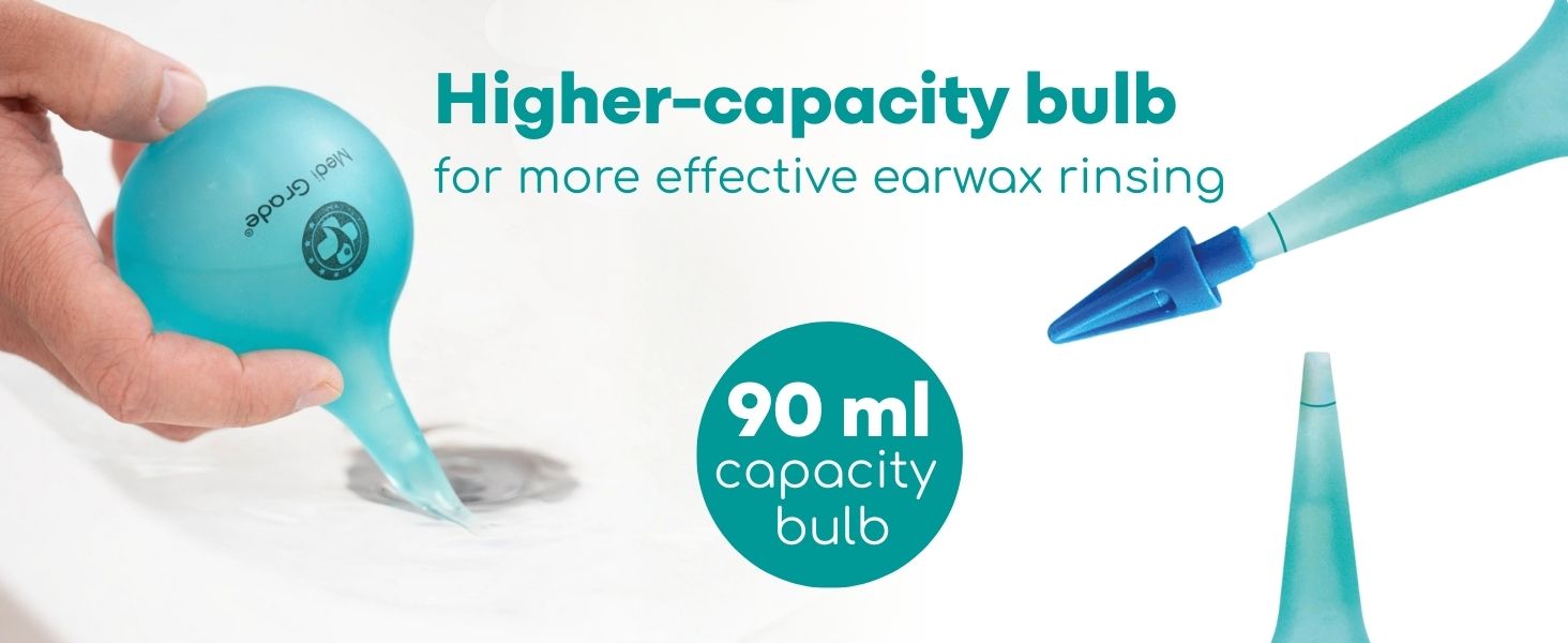 ear bulb syringe with bigger capacity