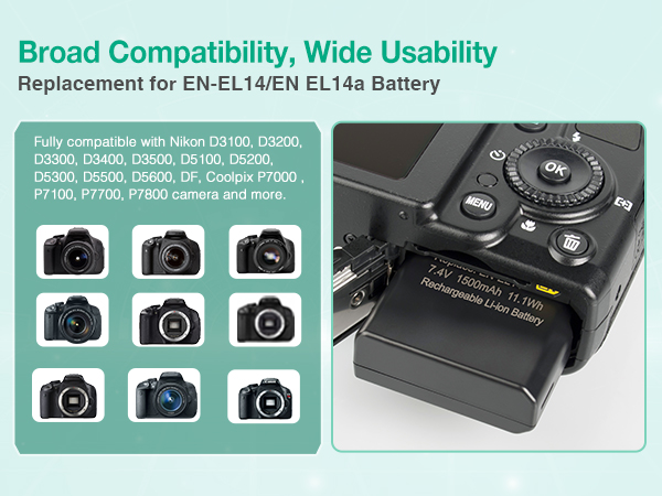 nikon d3500 battery charger