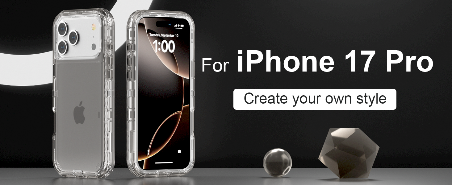 Compatible for iPhone 17 Pro Gray