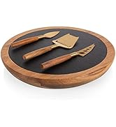 PICNIC TIME TOSCANA -Insignia Slate Serving Board with Cheese Tools, Charcuterie and Wood Cutting...