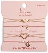 K'lani Hair Tie Bracelets for Women - Elastic Hair Bands That Double as Stylish Jewelry - Mother/...