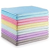 Easy Clean Fish Scale Nanoscale Dish Cloths,Streak Free Miracle Microfiber Cleaning Cloths for Ki...