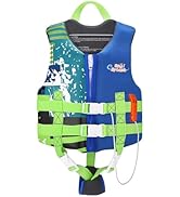 HeySplash Toddler Swim Vest, Kids Swimming Jacket Fit 30-50/50-80lbs, Child Floaties Vest wiht Sa...