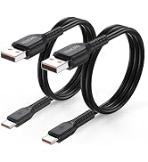 USB to USB C Cable 3ft 2-Pack, 3.1A Fast Charging 480Mbps Data Transfer for Samsung Galaxy S26/S2...