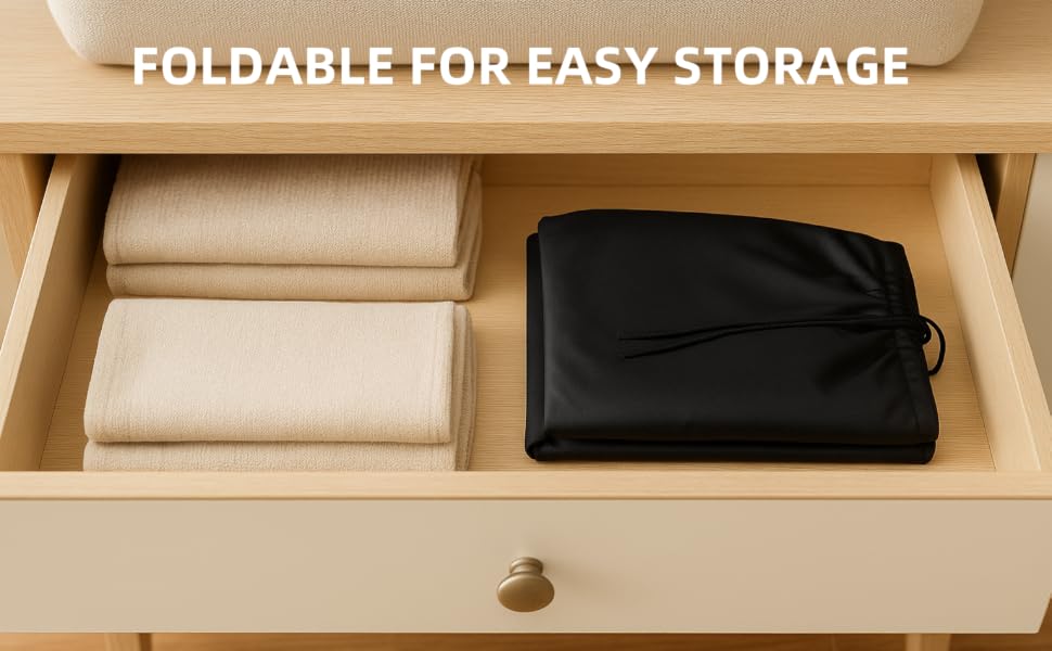 FOLDABLE FOR EASY STORAGE