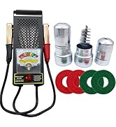 KAIHENG Battery Load Tester, Car Alternator Tester 12V 6V with Voltmeter Alligator Clips, 2PCS Ba...