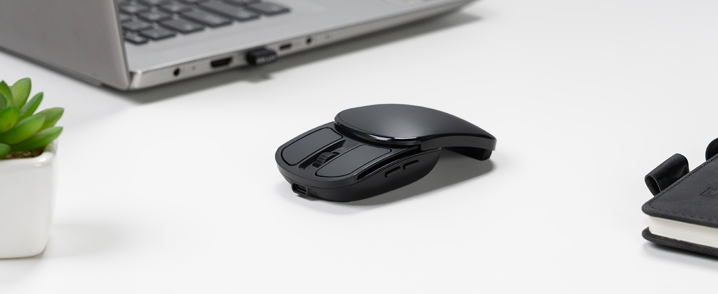 DELUX Wireless Bluetooth Travel Mouse