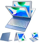 iPad Keyboard Case for iPad 6th Gen 2018, iPad 5th Gen 2017, iPad Pro 9.7, iPad Air 2, iPad Air 1...