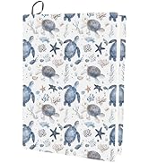 CRASPIRE Turtle Stretchable Book Cover Sea Animal Washable Reusable Large Nylon Book Protector El...