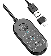 STARSIKI 3-Button Mouse Jiggler with Timer, Undetectable Mouse Mover, USB/USB C Mice Juggler with...