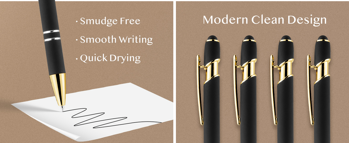 Pens Black Pens Ink Pens Ballpoint Pens Bulk Stylus Pen for Touchscreen Stylus Pen with Stylus Tip