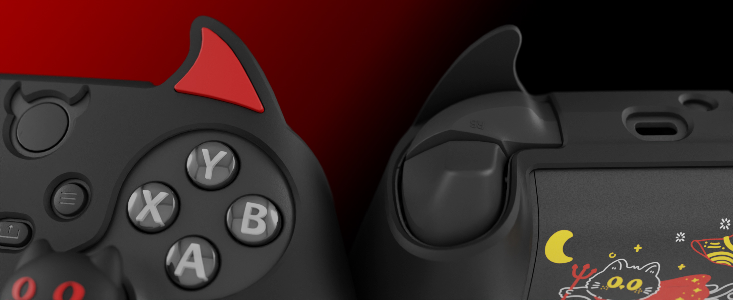 PlayVital Cute Demon Silicone Cover for Xbox Series X/S Controller,