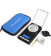 Fuzion Milligram Scale 50g/0.001g, Portable Jewelry Scale .001 Gram Accuracy, Mg Scale, Powder Sc...
