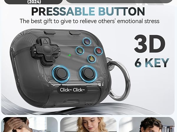 with 3D PRESSABLE BUTTON