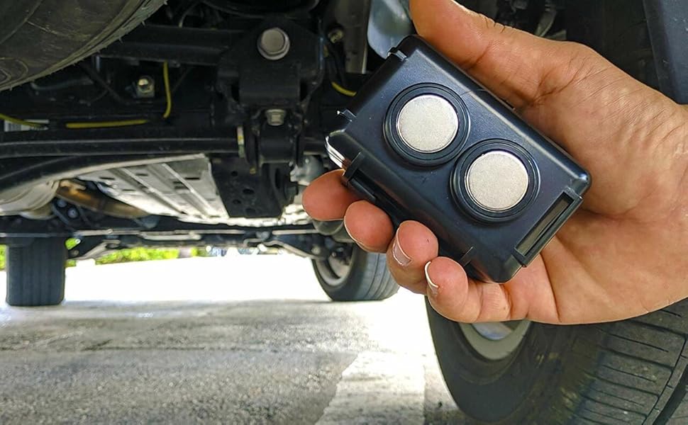 gps tracker box gps magnetic ase waterproof weatherproof strong magnet small black box
