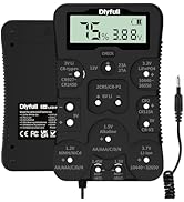 Dlyfull Battery Tester, LCD Display Universal Battery Checker for Ni-MH, Ni-CD, Li-ion, Alk & LiF...