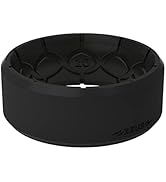 Groove Life Zeus Silicone Ring - Breathable Rubber Wedding Rings for Men, Lifetime Coverage, Uniq...