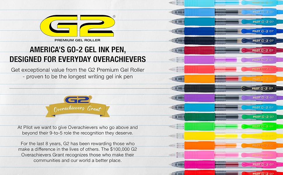America's Go-2 Gel Ink Pen, Designed for Everyday Overachievers